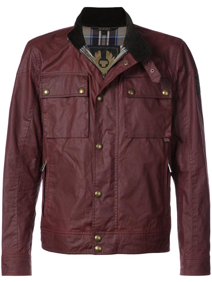 Belstaff Buttoned Light Jacket - Red