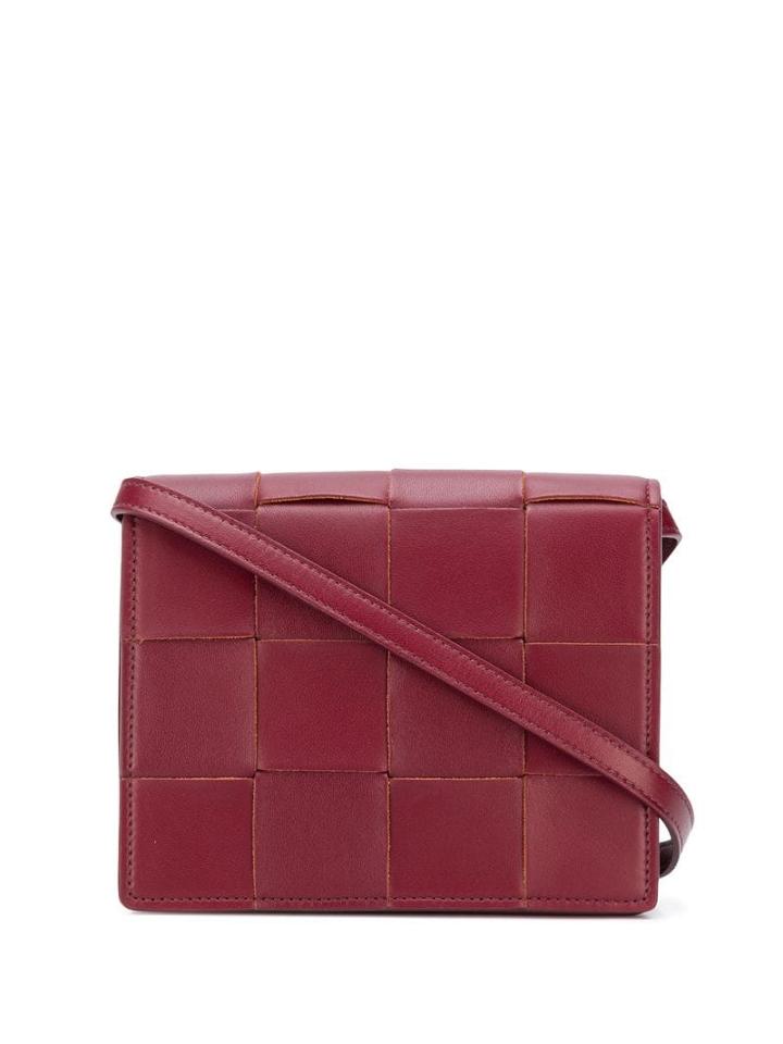 Bottega Veneta Small Cassette Crossbody Bag - Red