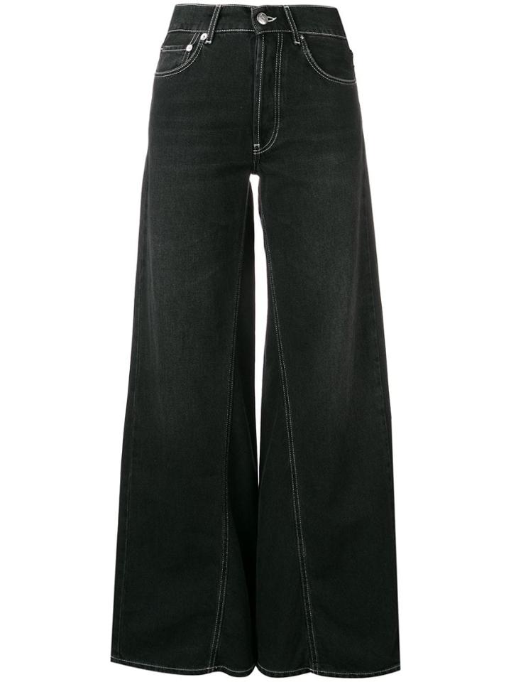Ganni Wide-leg Jeans - Black
