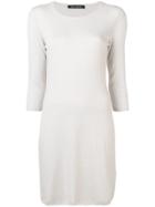 Iris Von Arnim Knitted Dress - Grey