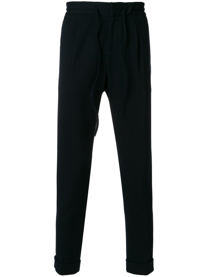 Paolo Pecora Regular Trousers - Blue