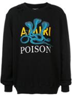 Amiri Poison Print Sweatshirt - Black