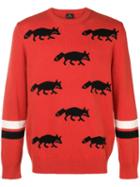 Ps Paul Smith Urban Fox Jumper - Orange