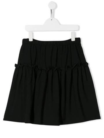Touriste Ruffled Trim Skirt - Black