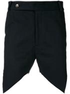 Namacheko Pointed Tailored Shorts - Black