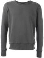 Ann Demeulemeester Grise Floral Print Sweatshirt, Men's, Size: Xs, Grey, Cotton