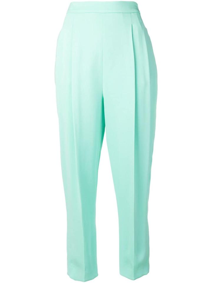 Emilio Pucci Tapered Tailored Trousers - Blue