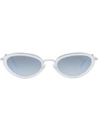 Miu Miu Eyewear Délice Cat Eye Sunglasses - Blue