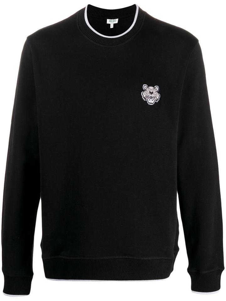 Kenzo Tiger Patch Sweatshirt - Black