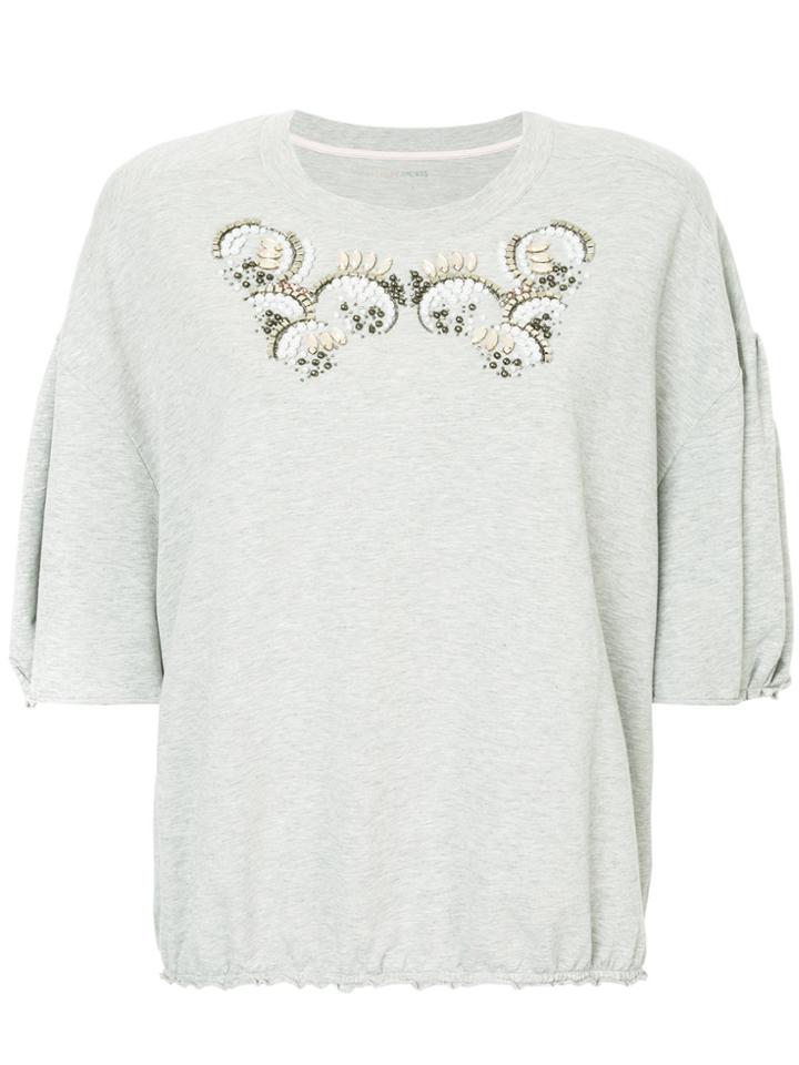 Marc Cain Embellished T-shirt - Grey