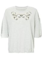 Marc Cain Embellished T-shirt - Grey