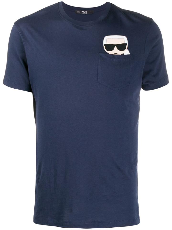 Karl Lagerfeld Ikonik Karl T-shirt - Blue
