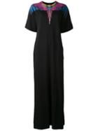 Marcelo Burlon County Of Milan - Wing Print Dress - Women - Cotton - Xs, Black, Cotton