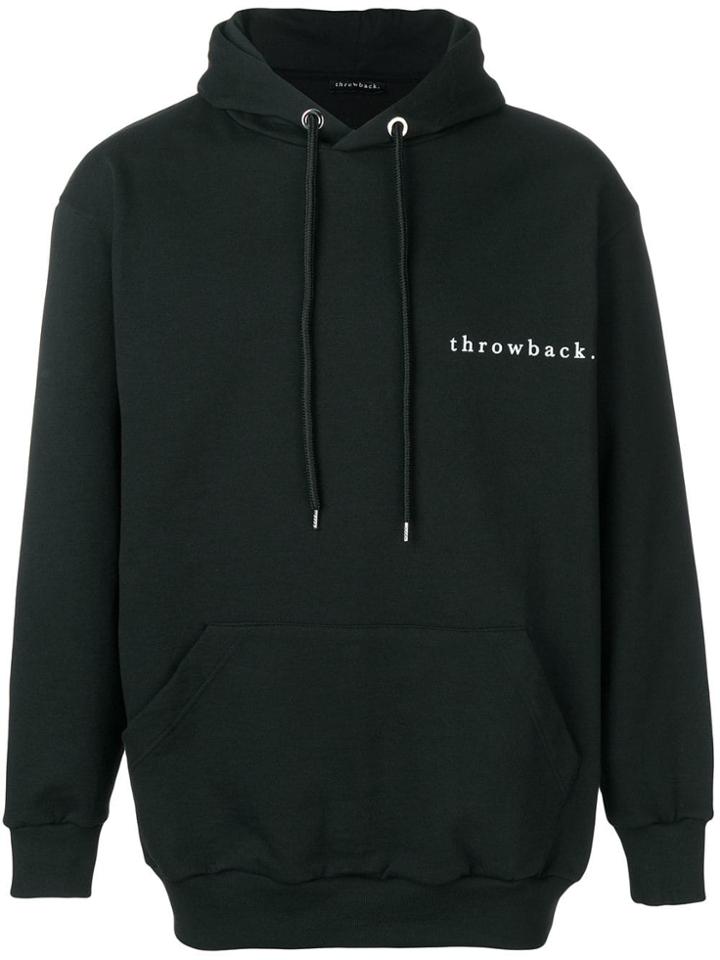 Throwback. Logo Hoodie - Black