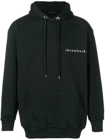 Throwback. Logo Hoodie - Black