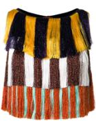 Missoni Mare Fringed Layered Cropped Top - Multicolour