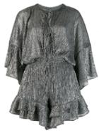 Iro Metallic Romper - Silver