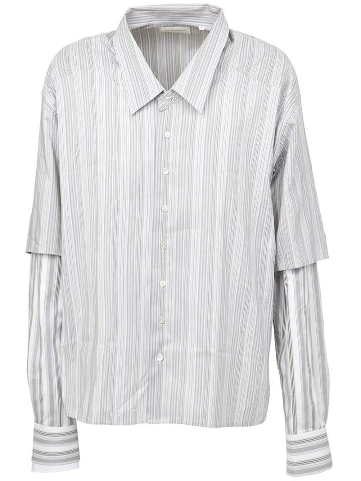 Faith Connexion Layered Sleeve Striped Shirt
