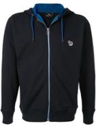 Ps Paul Smith Zip Up Hoodie - Blue