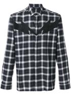 Neil Barrett Bolt To Bolt Checked Shirt - Black