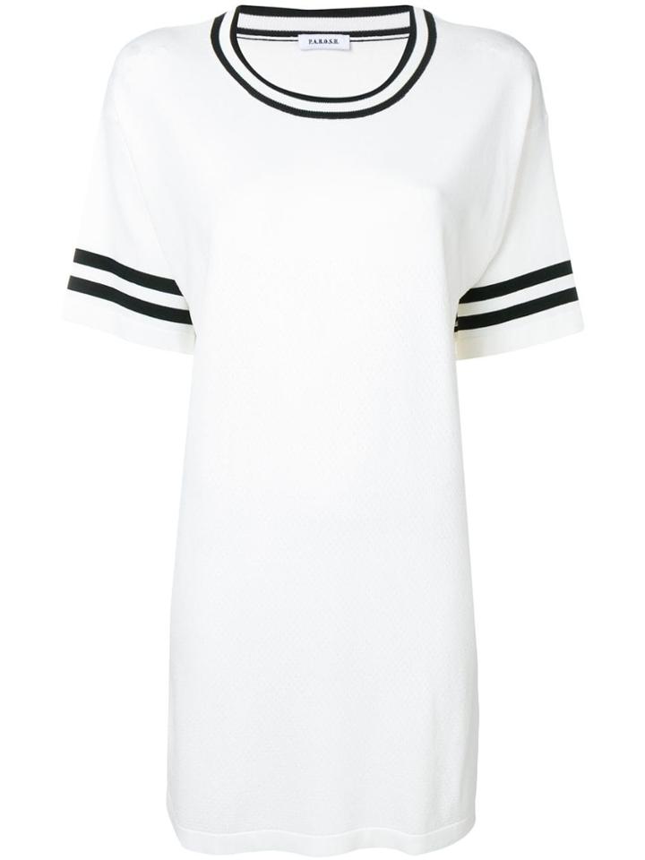 P.a.r.o.s.h. Jersey Dress - White