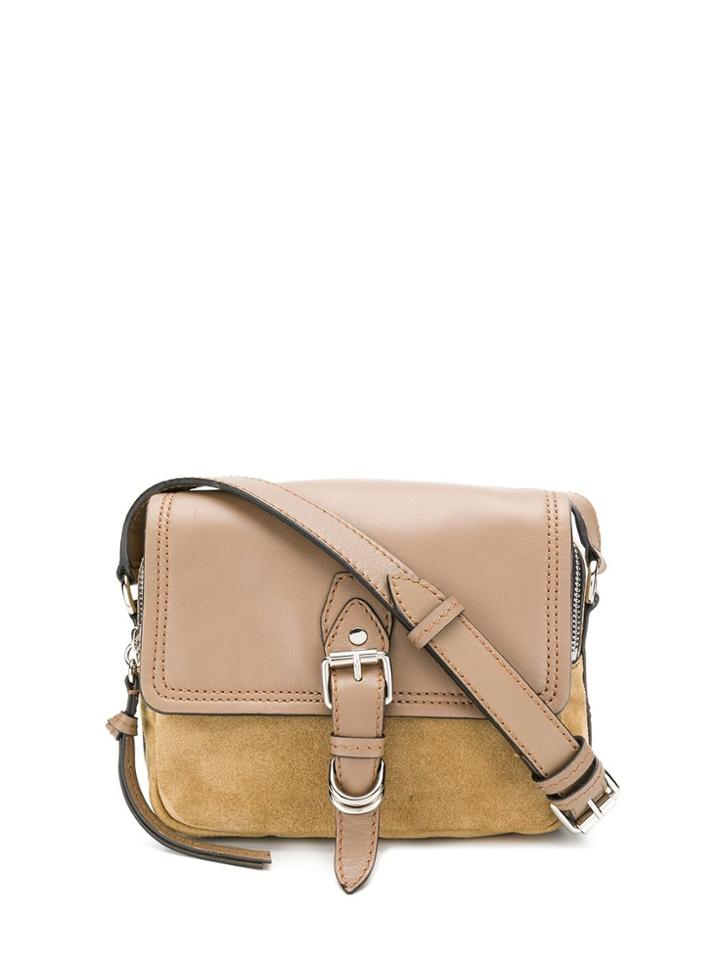 Isabel Marant Foldover Crossbody Bag - Brown