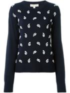 Michael Michael Kors Paisley Embellished Sweater