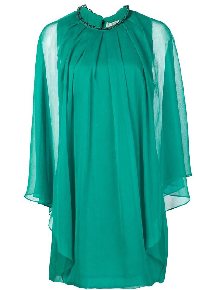 Halston Heritage Cape Mini Dress