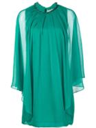 Halston Heritage Cape Mini Dress