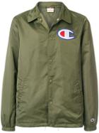 Champion Logo Shirt Jacket - Green