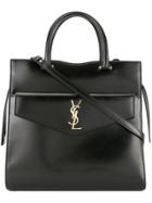 Saint Laurent Large Uptown Tote Bag - Black