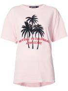 Adaptation - Palm Print Top - Women - Cotton/polyester - Xs/s, Pink/purple, Cotton/polyester