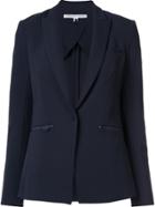 Veronica Beard Zip Pocket Blazer - Blue