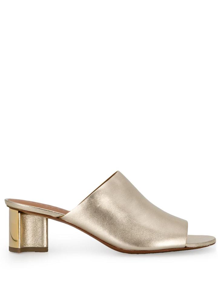 Clergerie Agile Mules - Gold