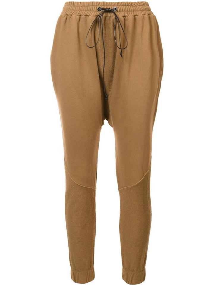 Daniel Patrick Drawstring Joggers, Women's, Size: Medium, Brown, Cotton