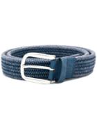 Corneliani Classic Buckled Belt - Blue