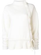 Lemaire Tie Waist Jumper - White