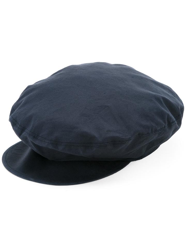 Kijima Takayuki Classic Beret, Men's, Size: 59, Blue, Cotton/linen/flax