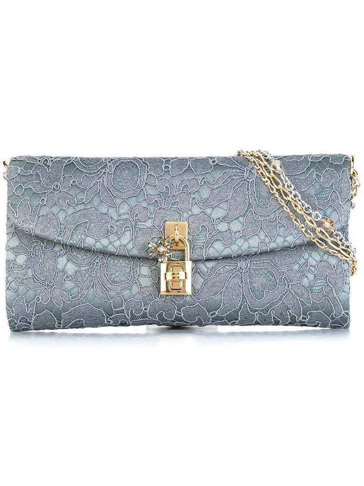 Dolce & Gabbana 'dolce' Clutch, Women's, Grey