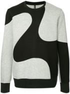 Blackbarrett 'curved Lines' Sweatshirt - Grey