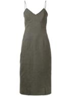 Christopher Esber 'dakota' Dress, Women's, Size: 8, Green, Linen/flax