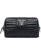 Prada Quilted Cosmetic Case - Black