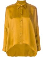 Mm6 Maison Margiela High Low Hem Shirt - Yellow & Orange