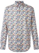 Etro Flower Print Shirt, Men's, Size: Large, Cotton