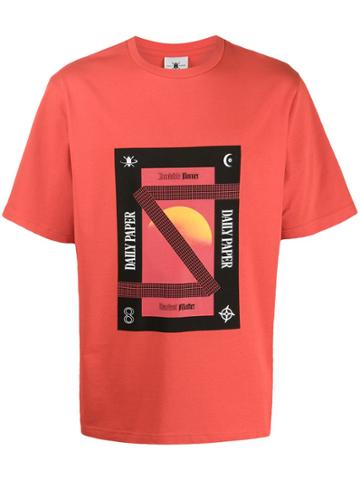 Daily Paper Daily Paper Print T-shirt - Orange