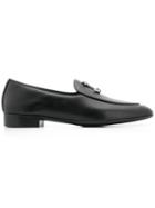 Giuseppe Zanotti Design Anchor Detail Loafers - Black