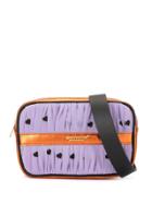 Undercover Heart Print Belt Bag - Purple