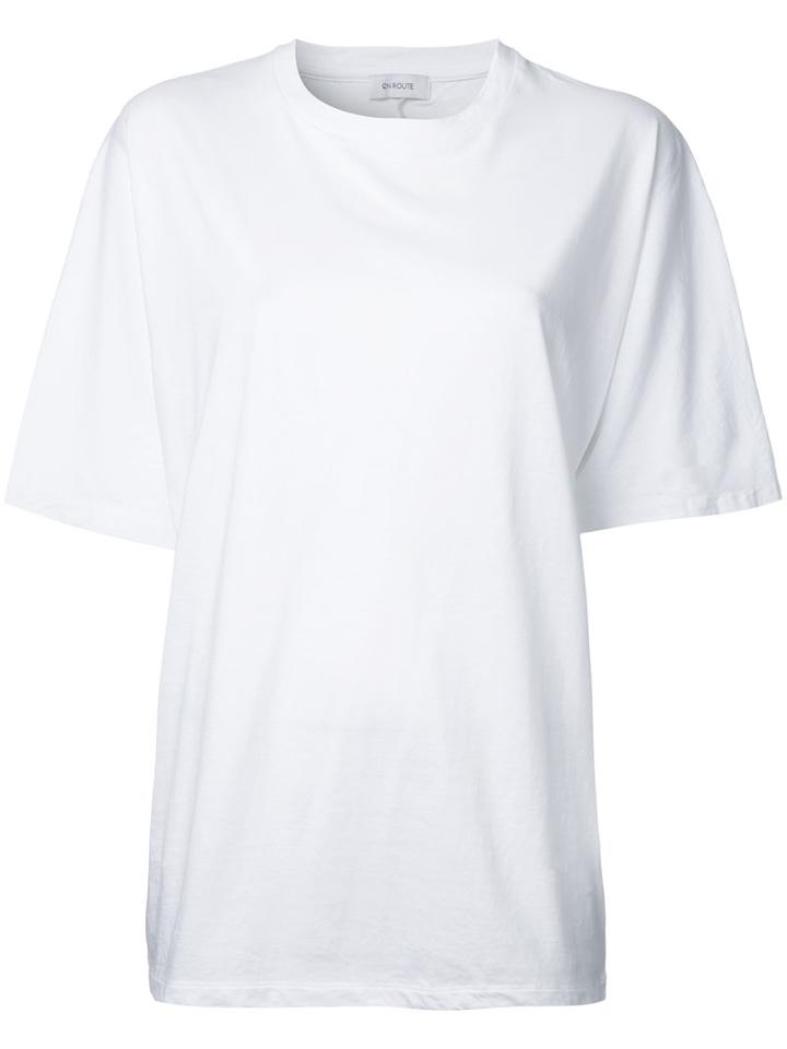 En Route Plain T-shirt, Women's, Size: 3, White, Cotton