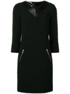Moschino Short Shift V-necdress - Black