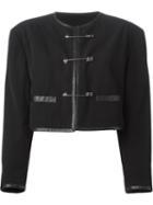 Jean Paul Gaultier Vintage Cropped Jacket, Women's, Size: Small, Black